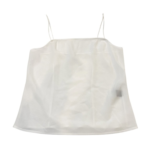 Tops - Vintage Sheer White Camisole Top Y2K 90s Angelcore Spaghetti Strap Size 8